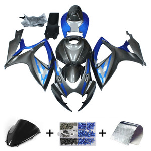 2006-2007 Suzuki GSXR600 GSXR750 GSXR 600/750 K6 Injection Fairing Kit Bodywork Plastic ABS Amotopart Fairing #194