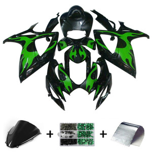 2006-2007 Suzuki GSXR600 GSXR750 GSXR 600/750 K6 Injection Fairing Kit Bodywork Plastic ABS Amotopart Fairing #211