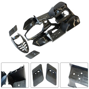 Plastics Fairing Fenders Kit For 50cc 70cc 110cc Dinosaur Quad Dirt Bike ATV Black
