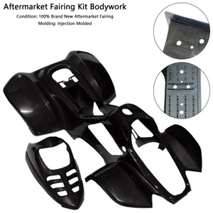 Plastics Fairing Fenders Kit For 50cc 70cc 110cc Dinosaur Quad Dirt Bike ATV Black