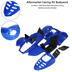 Plastics Fairing Fenders Kit For 50cc 70cc 110cc Dinosaur Quad Dirt Bike ATV Blue