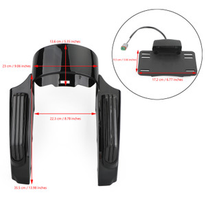 Rear Fender LED Light fit for Touring Road King FLHR Street Glide FLHX