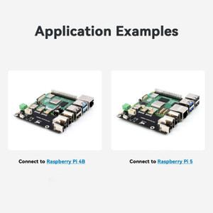 Raspberry Pi Multi-Function Expansion Board Micro HDMI to HDMI Dual 4K Pi5/Pi4B