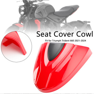 2021-2024 Trident 660 Tail Rear Seat Cover Fairing Cowl Red Generic