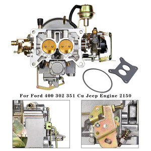 1964~1982 Ford F100 250 350 Comet Engine 289 Cu, 302 Cu, 351 Cu 2 Barrel Carburetor Carb 2100 Generic