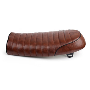 Flat Brat Styling Saddle Cafe Racer Seat Honda CB125S CB450, Brown
