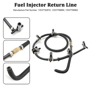 BMW 3 5 6 7 X2 X3 X5 X6 Fuel Return Line Hose Pipe Injector Hose Leak Line Generic