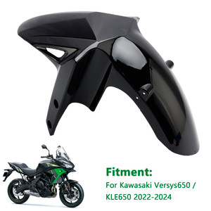 2022-2024 Kawasaki Versys650/ KLE650 Front Fender Mudguard Fairing Black Generic