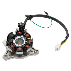 1991-2000 Honda XLR125 Kick CG125 7 1/2 Poles Ignition stator with Base Assembly 6-Wire 31120-KFC-901 Generic