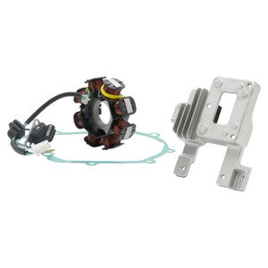 2002-2005 Honda NF 125 Innova 125 Magneto Coil Stator 3-Pin+Voltage Regulator+Gasket Assy 31120-KPH-901 Generic