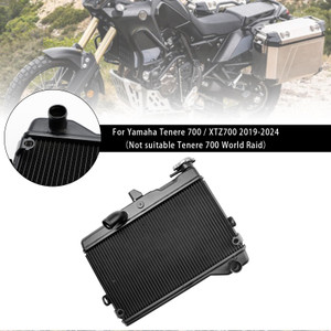 2019-2024 Yamaha Tenere 700 / XTZ700 Radiator Cooling Engine Cooler Black Generic