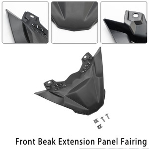 2023-2024 Honda ADV160 Front Beak Extension Panel Fairing Black Generic