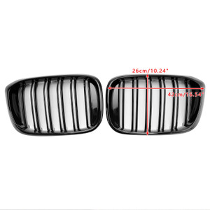 2018-2021 BMW X4 G02 X3 G01 G08 Front Kidney Grille Mesh Grill Pre LCI Generic