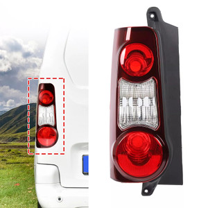 2012-2019 Peugeot Partner Left Side Tail Light Lens Housing 9677205580 Generic