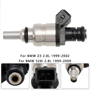 1999-2002 BMW 528i Z3 2.8L 1PCS Fuel Injector 13537546244 Black Generic