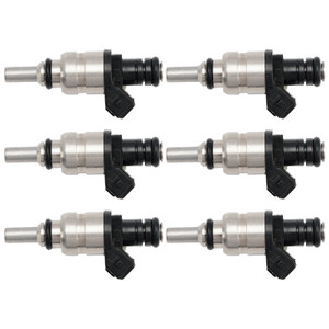 1998-2006 BMW 325xi 325i 320i 325Ci 525i 323Ci 323i Z4 6PCS Fuel Injector 13537546244 Black Generic