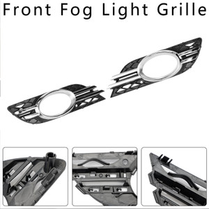 2007-2009 Mercedes-Benz E-CLASS W211 Front Fog Light Grill Chrome Trim Cover Set Generic