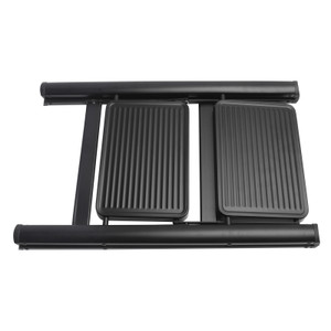 Stepladder, 2 Tiers,  Foldable, Aluminum, Wide, Lightweight, Compact, Ladder, Load Capacity 330.7 lbs (150 kg), Includes Tray, Car Wash, Indoor, Moving, Large Cleaning Black