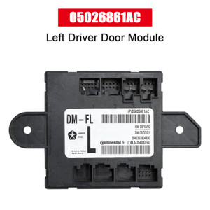 2007-2020 Dodge Chrysler Front Left Driver Door Module 05026861AC Generic