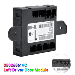 2007-2020 Dodge Chrysler Front Left Driver Door Module 05026861AC Generic