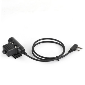 Waterproof Tactical Throat Mic Headset Fit for Kenwood BaoFeng TK3107 TK3207