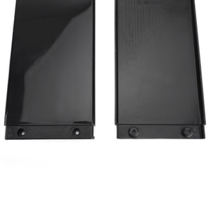 Pair of Side Skirts Extensions Splitters Glossy Black For VW Golf MK5 MK6 MK7 CC Ford Mustang Focus RS ST