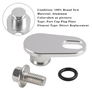 LSA LS9 LT4 Supercharger MAP Vacuum Port Cap Plug Plate LS SC Blower 551383 Generic