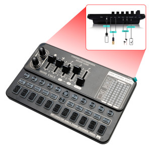 V10 Sound Card Live Sound Card Mobile Phone Karaoke Computer Live Broadcast Tik Tok Equipment