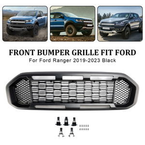 2019-2023 Ford Ranger T8 Front Bumper Grill Grille£¨Change from 20version model) Black Generic