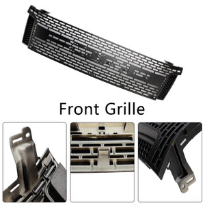 2012-2014 Ford Ranger T6 Front Bumper Grille With Letters Matt Black Generic