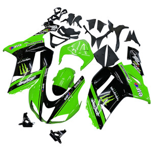 2007-2008 Kawasaki ZX6R 636 ZX 6R Injection Fairing Kit Bodywork Plastic ABS Amotopart Fairing #026