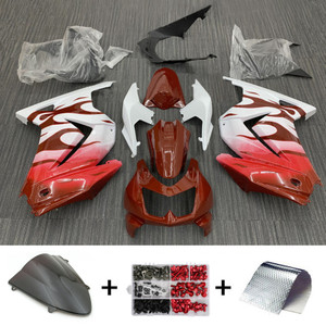 2008-2012 Kawasaki EX250 Ninja250R Injection Fairing Kit Bodywork Plastic ABS Amotopart Fairing #126