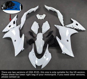 For US version 2017-2024 Suzuki GSX-R125 Fairing Kit Bodywork Plastic ABS Amotopart Fairing #105