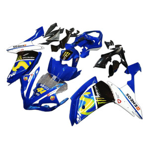 2007-2008 Yamaha YZF-R1 Injection Fairing Kit Bodywork Plastic ABS Amotopart Fairing #024