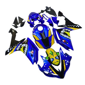 2007-2008 Yamaha YZF-R1 Injection Fairing Kit Bodywork Plastic ABS Amotopart Fairing #136