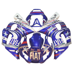 1998-2002 Yamaha YZF 600 R6 Injection Fairing Kit Bodywork Plastic ABS Amotopart Fairing #040