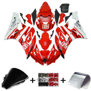 2006-2007 Yamaha YZF 600 R6 Injection Fairing Kit Bodywork Plastic ABS Amotopart Fairing #161
