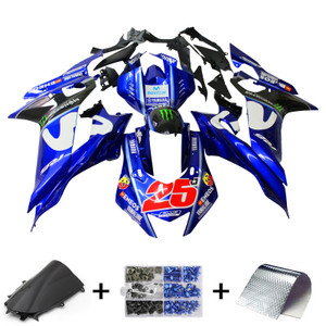 2017-2023 Yamaha YZF-R6 Injection Fairing Kit Bodywork Plastic ABS Amotopart Fairing #116
