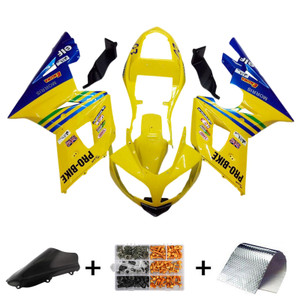2002-2005 Triumph Daytona 600 650 Injection Fairing Kit Bodywork Plastic ABS Amotopart Fairing #131