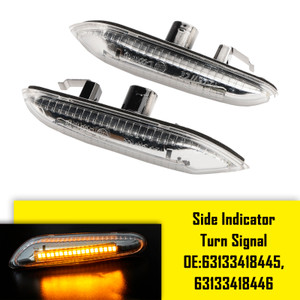 2004-2015 BMW E90 E92 E60 E87 E82 LED Sequential Blinker Side Indicator Turn Signal Generic