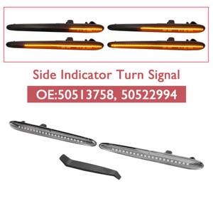 2010-2021 Alfa Romeo Giulietta Clear LED Sequential Blinker Side Indicator Turn Signal Generic