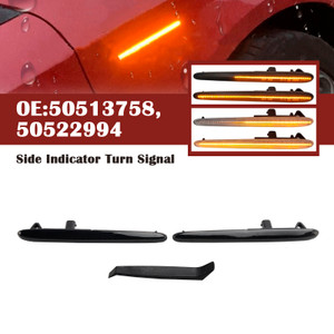 2010-2021 Alfa Romeo Giulietta Smoke LED Sequential Blinker Side Indicator Turn Signal Generic