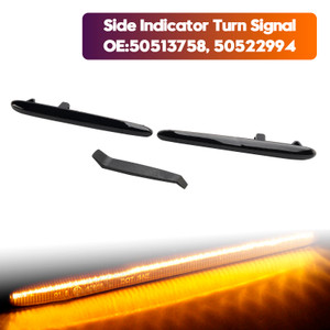 2010-2021 Alfa Romeo Giulietta Smoke LED Sequential Blinker Side Indicator Turn Signal Generic