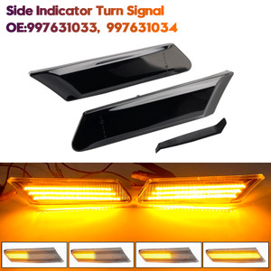 2005-2013 Porsche 987 997 911 Smoked LED Sequential Blinker Side Indicator Turn Signal Generic