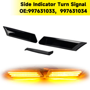 2005-2013 Porsche 987 997 911 Smoked LED Sequential Blinker Side Indicator Turn Signal Generic