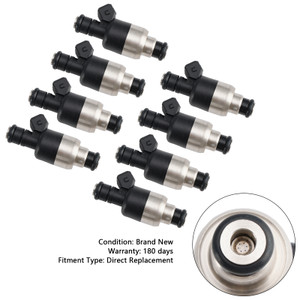 1996-2000 Chevrolet/ GMC 7.4L V8 8PCS Fuel Injector 17109596 Generic