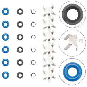 2011-2016 Ford F150 3.5L Turbo EcoBoost 6PCS Fuel Injector Repair Seal Kit Generic