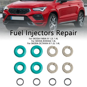VW BEETLE GOLF JETTA TIGUAN TOURAN 4PCS Fuel Injector Service Kit O-Ring 0261500354 Generic