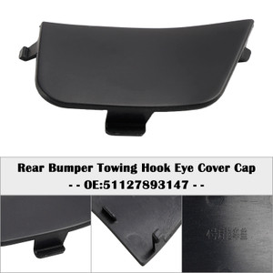 E93 3 Series Convertible (2007-2013) with M-Sport bumper Rear Bumper Towing Hook Eye Cover Cap