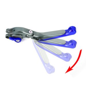 2022-2023 YAMAHA YZF R7 MT-10/SP FZ-10/SP Adjustable Folding Extendable Racing Brake & Clutch Levers Blue Generic
